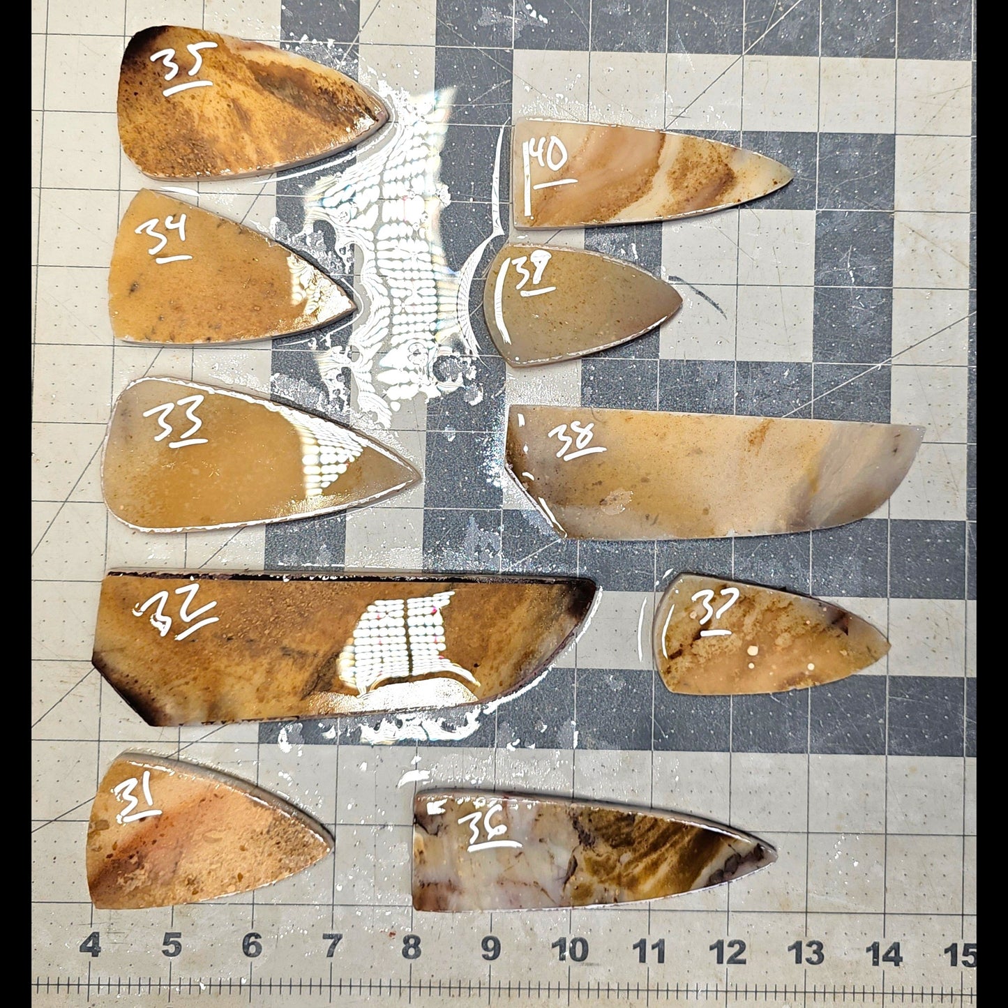 Page 4 Paiute Agate Preforms, Flintknapping Slabs.