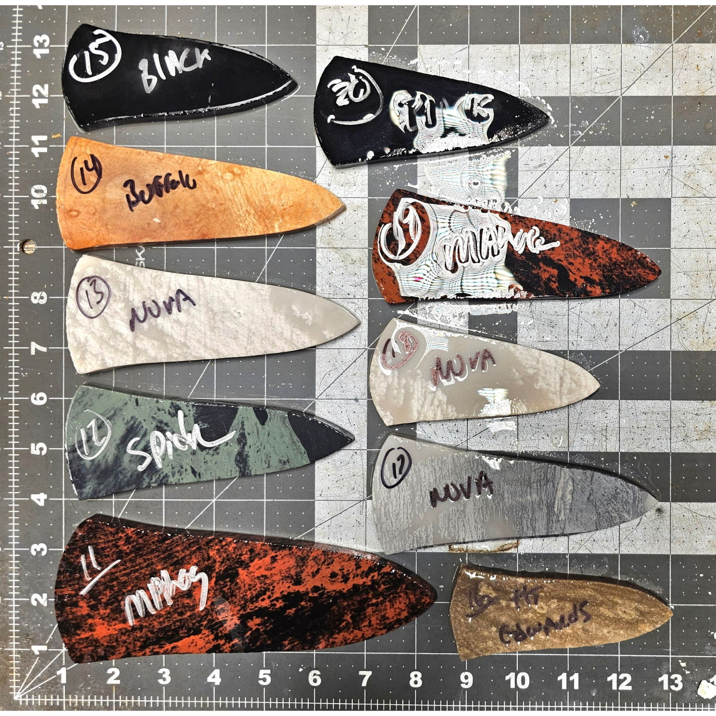 Page 2 Ross Blade Preforms,Flintknapping Slabs.