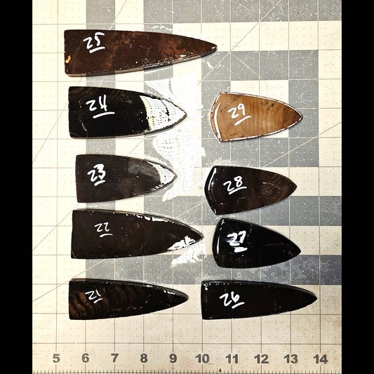 Page 3, Tiger Chert Preforms,Flintknapping Slabs