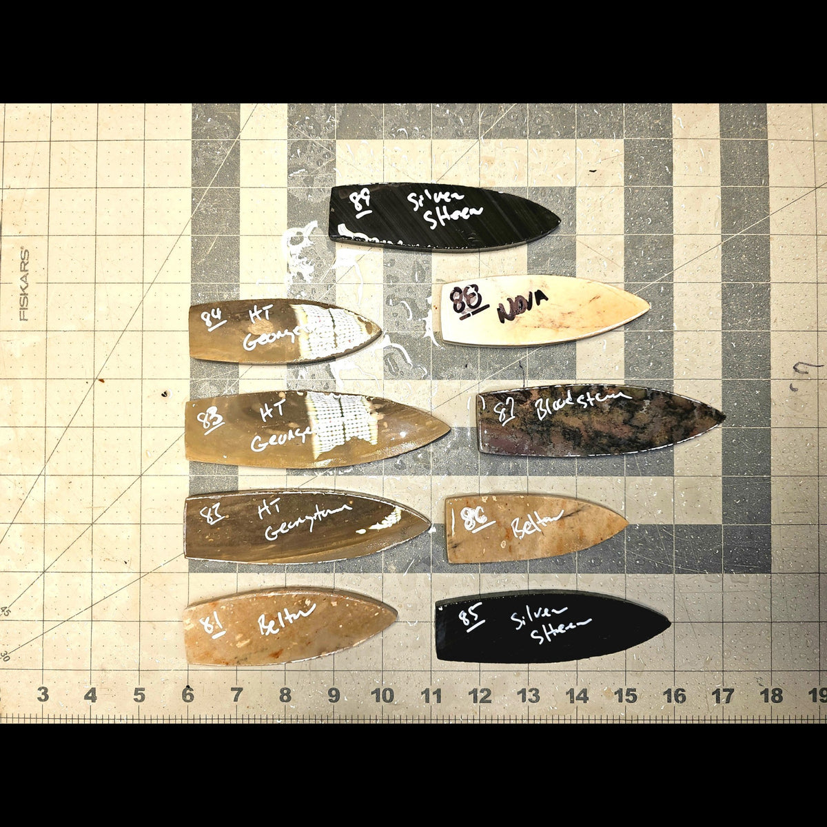 Page 9 Agate Basin Preforms,Flintknapping Slabs.