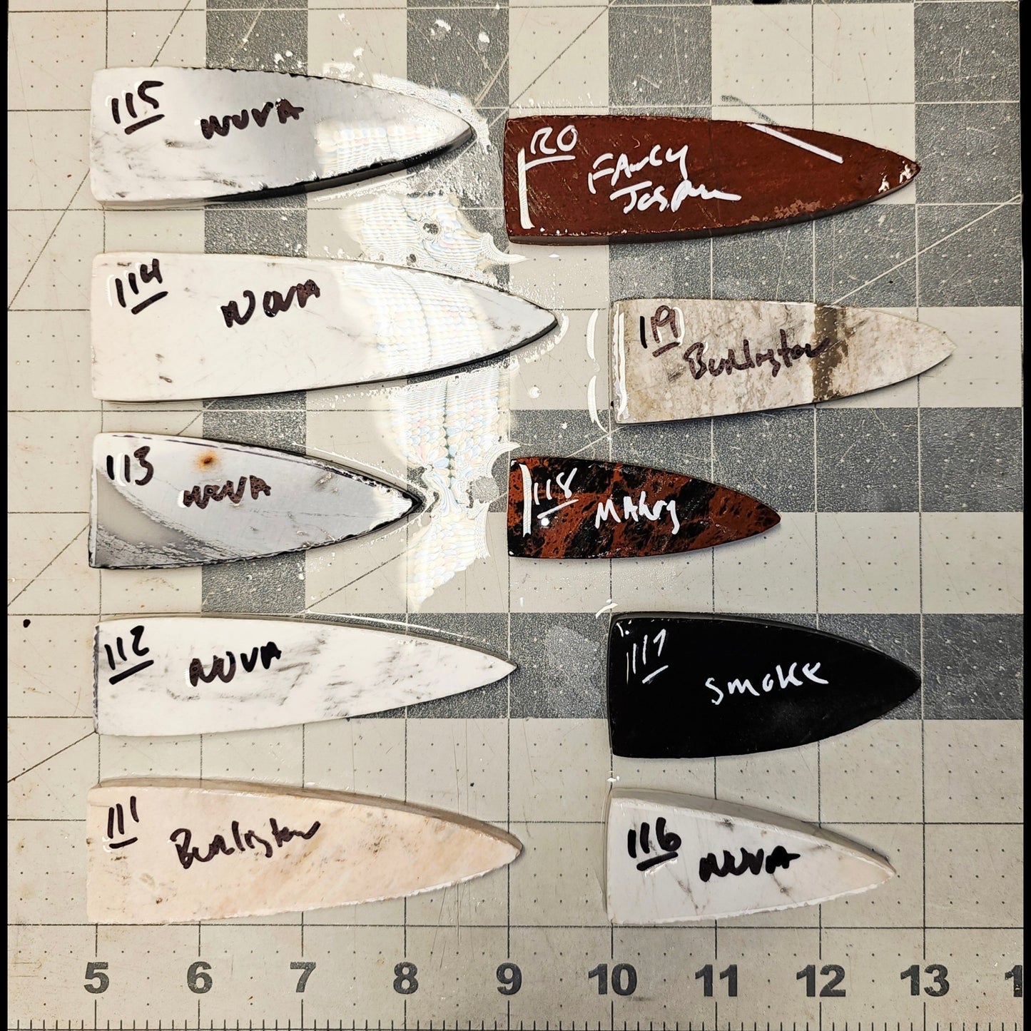 Page 12 Dalton Preforms, Flintknapping Slabs.