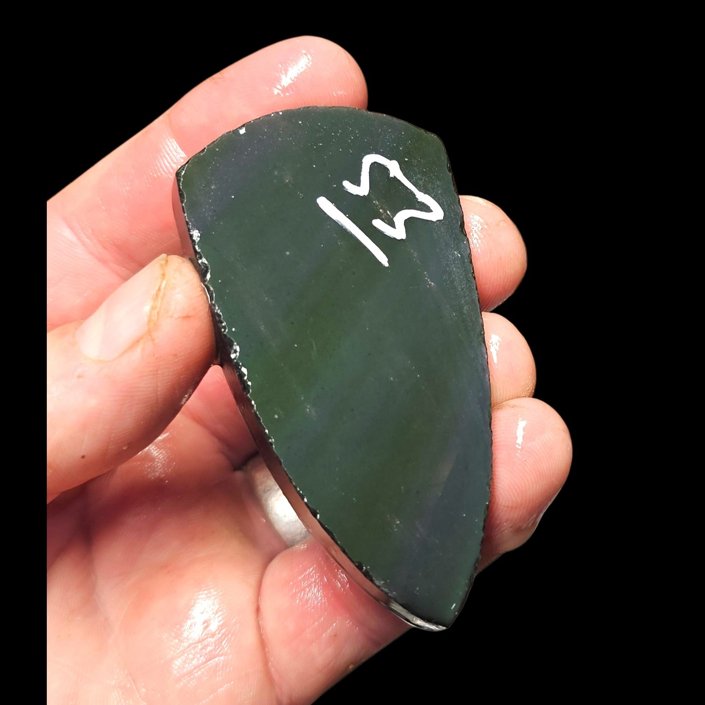 Page 6 Mexican Rainbow Obsidian Preforms, Flintknapping Slabs.