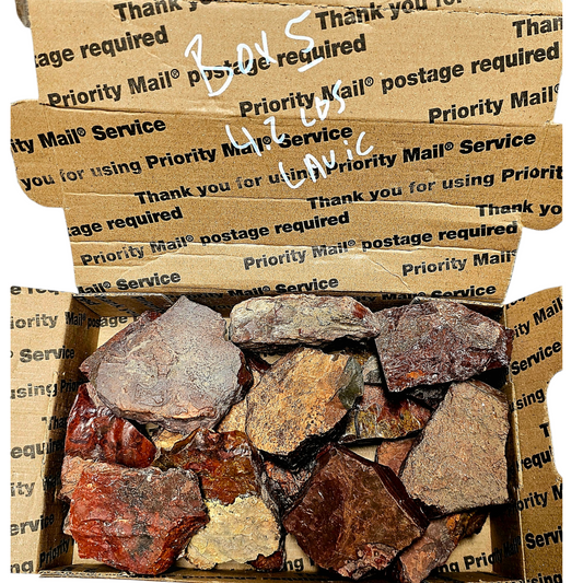 4.2 LBS Of Lavic Jasper Box #5