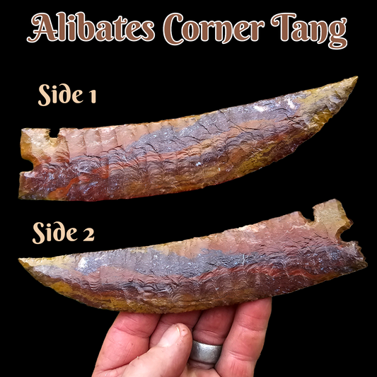 Corner Tang Blade/ Stone Blade /  Alibates Corner Tang