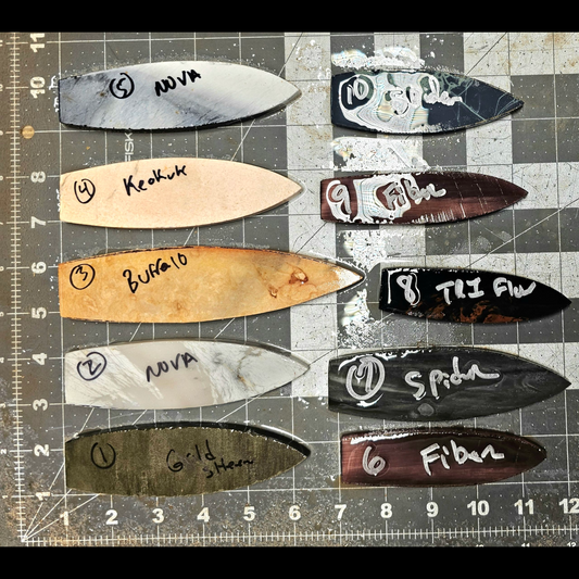 Page 1 Agate Basin, Beaver Lake Preforms,Flintknapping Slabs.