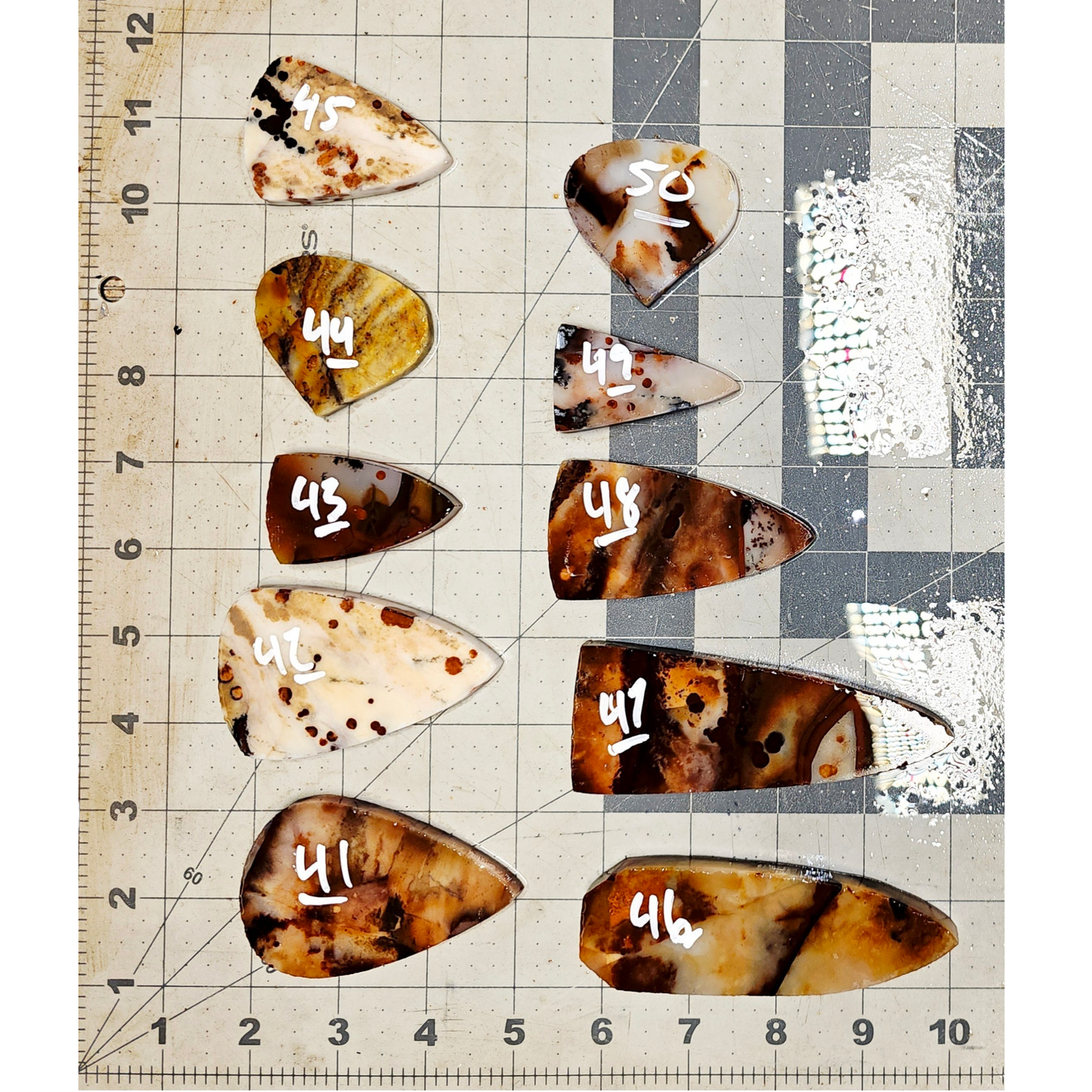 Page 5, Polkadot Agate Preforms,Flintknapping Slabs.