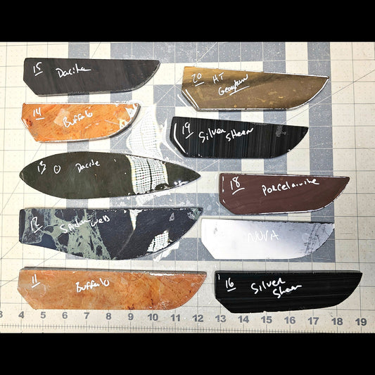 Page 2, Knife Blade Preforms,Flintknapping Slabs.