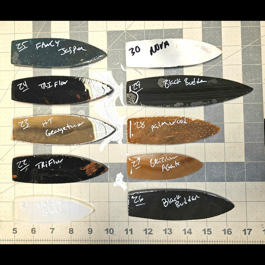 Page 3 Agate Basin,  Beaver Lake Preforms,Flintknapping Slabs.