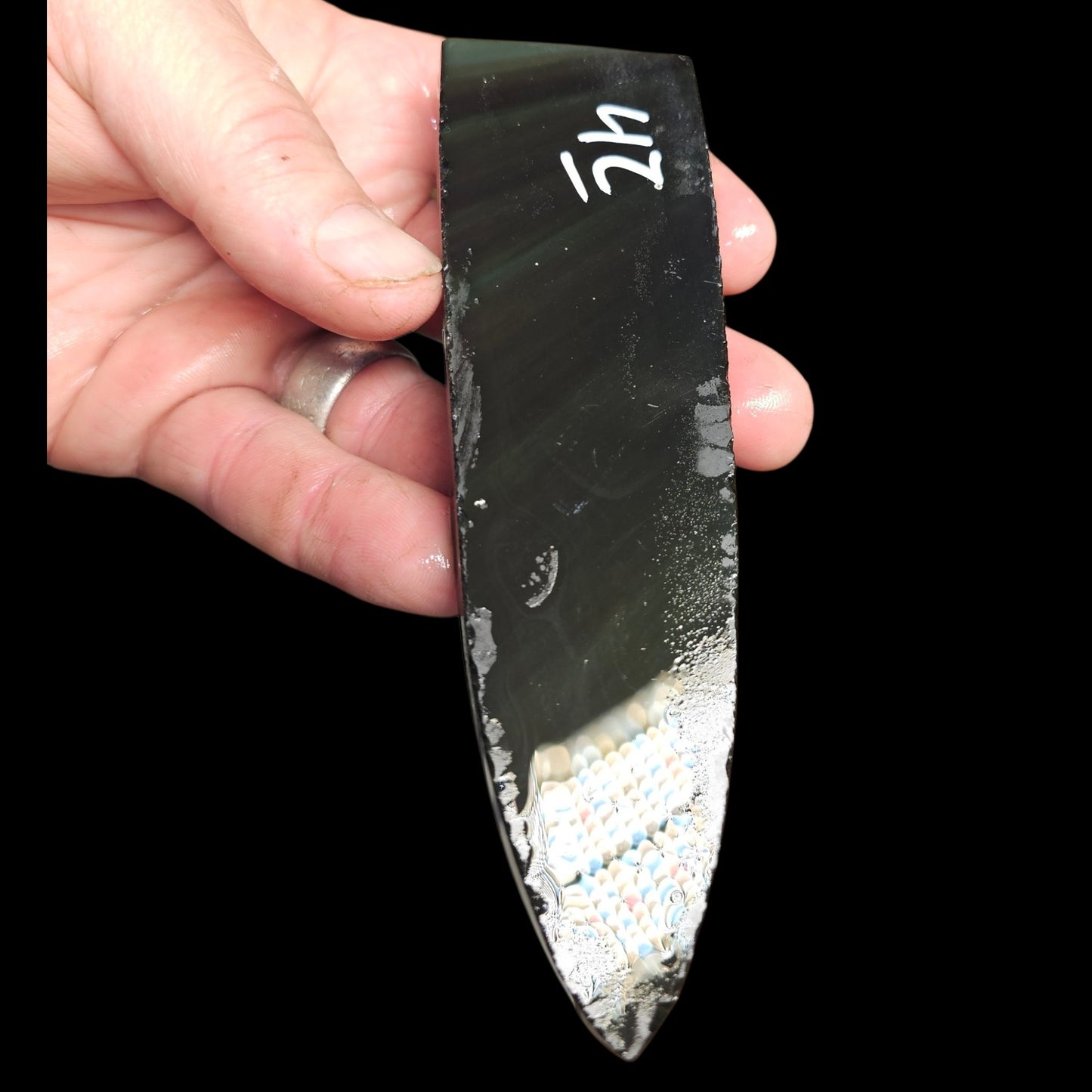 Page 5 Mexican Rainbow Obsidian Preforms, Flintknapping Slabs.