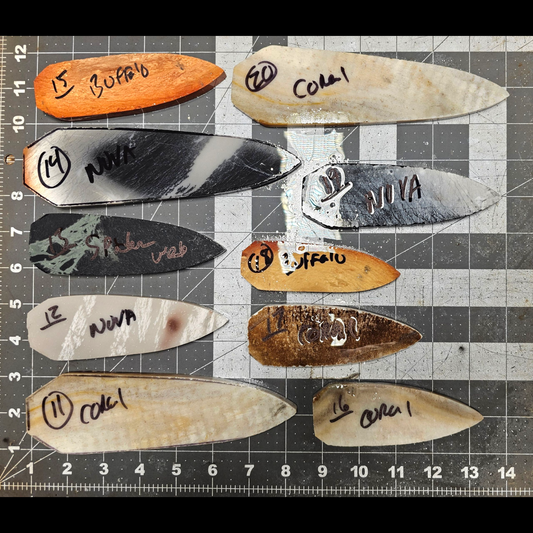 Page 2 Dovetail Preforms,Flintknapping Slabs.