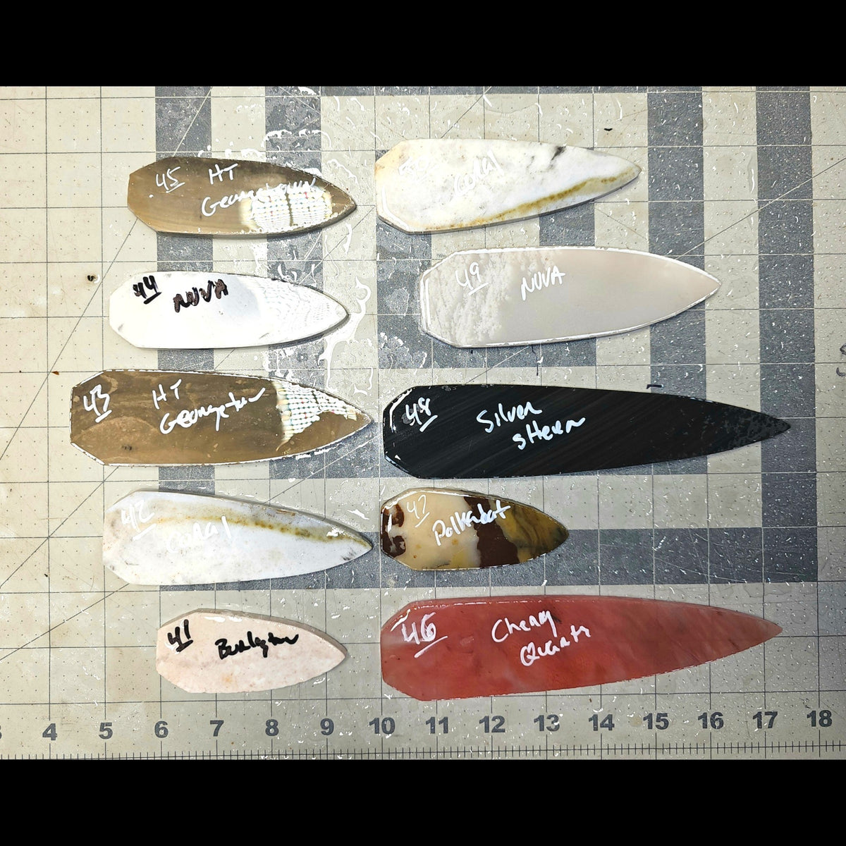 Page 4 Dovetail Preforms,Flintknapping Slabs.