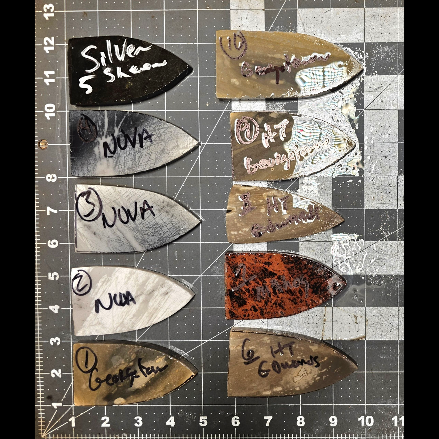 Page 1 Andice / Bell /Calf Creek Preforms,Flintknapping Slabs.