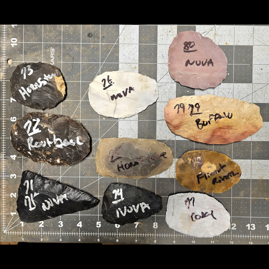 Page 8 Bifaces, Flintknapping Stone, Flint , Chert