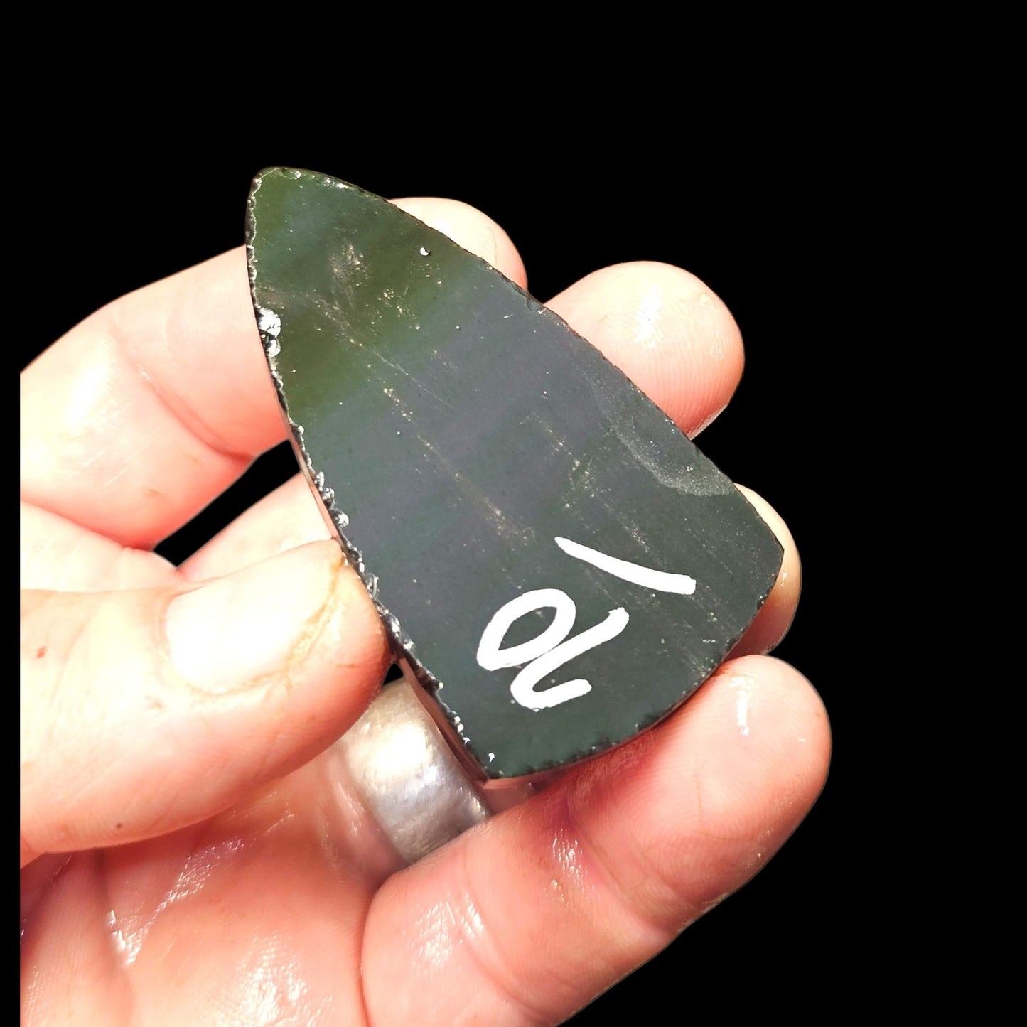 Page 7 Mexican Rainbow Obsidian Preforms, Flintknapping Slabs.