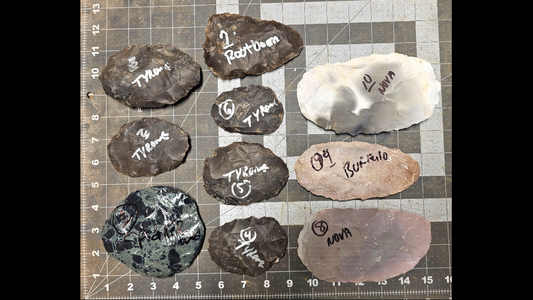 Page 1 Bifaces, Flintknapping Stone, Flint , Chert