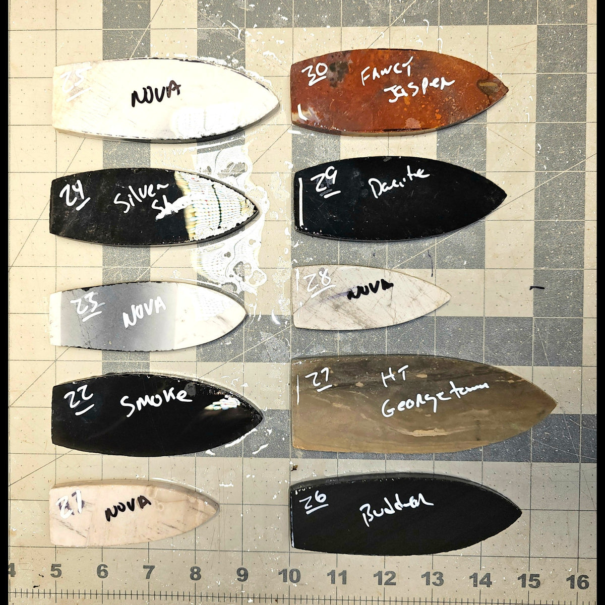 Page 3 Clovis Preforms,Flintknapping Slabs.