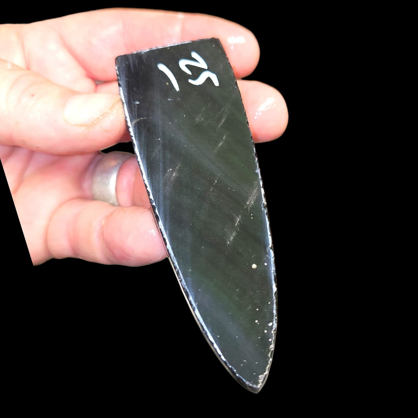 Page 3 Mexican Rainbow Obsidian Preforms, Flintknapping Slabs.